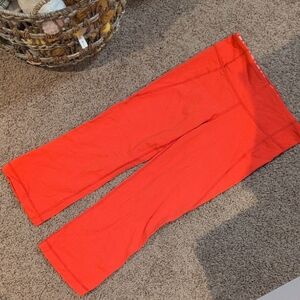 Lululemon Bright Red Yoga Pants